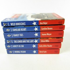 Lot of 6 Vintage Texas Love Stories Trouble In Texas Paperback Books