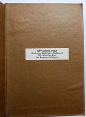 SIGNED COPY – Katherine Volk – An American Schwester – 1916 – 2nd Edition – VG