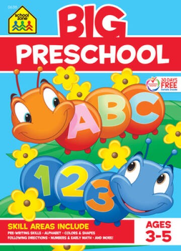 Big Preschool Workbook – Paperback By School Zone Staff – GOOD
