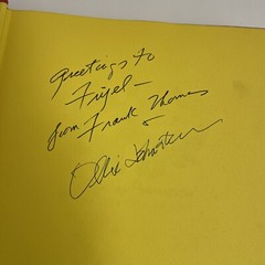 DISNEY: The Illusion of Life Signed JOHNSON & THOMAS
