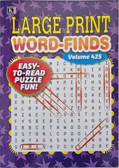 5 New Large Print Word-Finds Puzzle Books Kappa Games Vol #425-502~ Search,Hunt