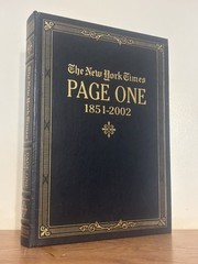 Vintage New York Times Page One 1851-2002 Easton Press Leather Bound Edition