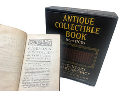 Old Book from 1700s – Luxury Gift Box – with Certificate of Authenticity