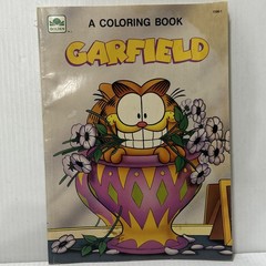 Garfield 1988 A Coloring Book Golden 31 Pages Vintage Used See Pics/80