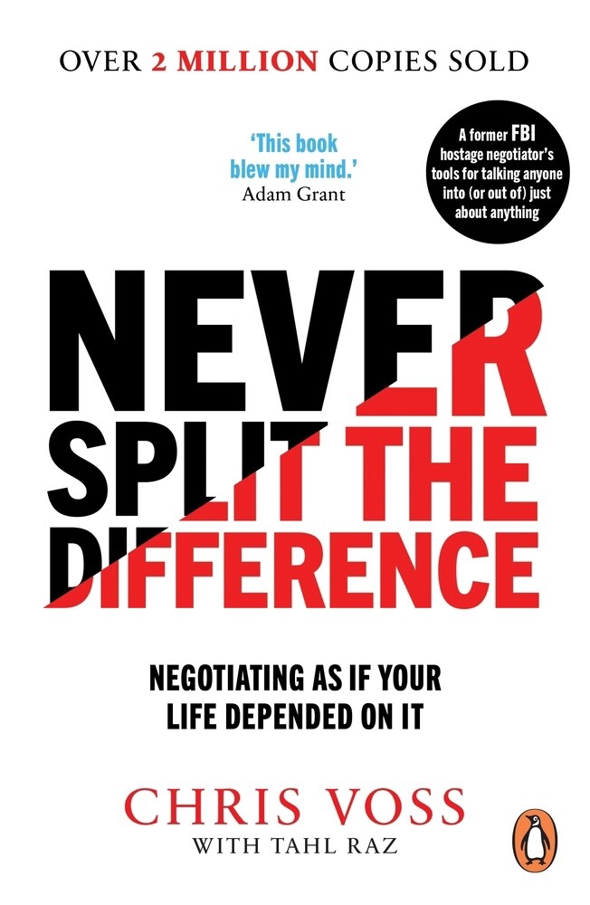 Never Split the Difference(Paperback)-By Chris Voss – New