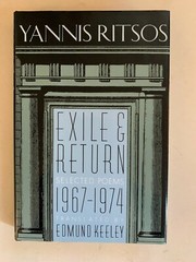 Selected Poems, 1967-1974: Exile and Return by Yannis Ritsos (1985, Hardcover)