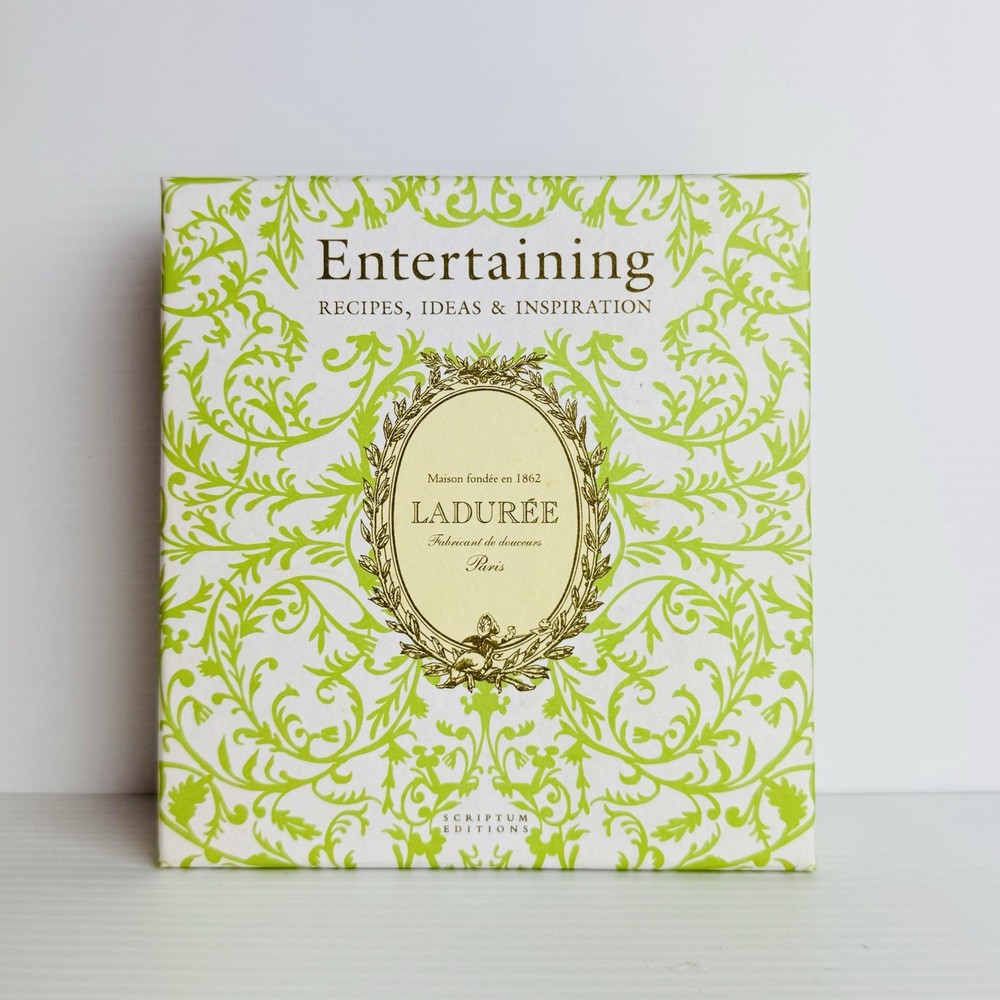 Laduree Entertaining Recipes, Ideas & Inspiration Hard Cover Box Set Scriptum Ed