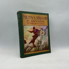 Vintage Michael Strogoff Jules Verne Scribner’s Green HC N. C. Wyeth Illustrated