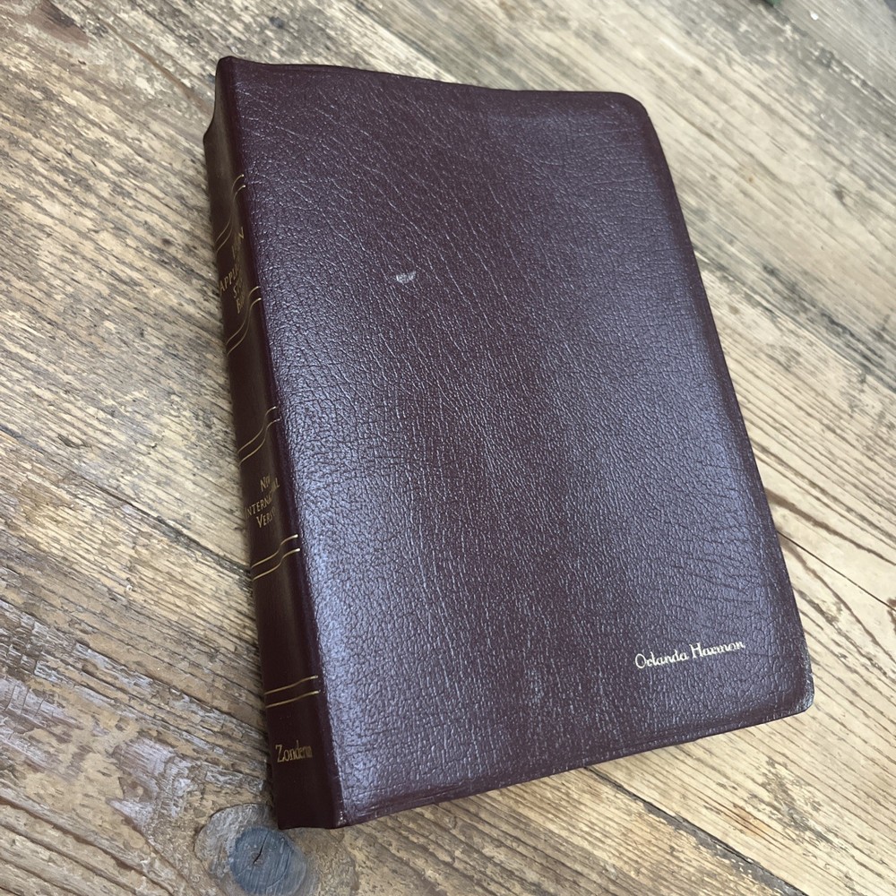 NIV Life Application Study Bible by Ronald A. Beers (1997, Hardcover)