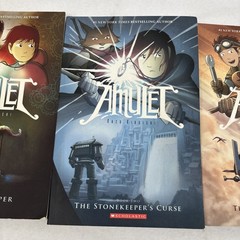 Lot of 3 AMULET Series Books #1-3 by Kazu Kibuishi Graphic Novels