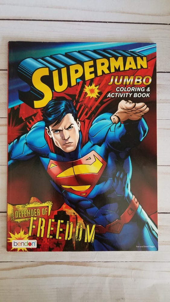 Superman Defender Of Freedom Jumbo Coloring and Activity Book, Bendon Inc.