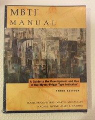 MBTI Manual: A Guide to the Development and Use of the Myers-third Edition .