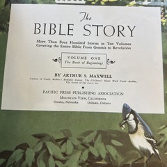 Vintage 1953 The Bible Story, Vol. 1- Arthur S. Maxwell – Hardcover