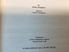 The Oscar Anderson & Agnes Nordfors Story By Stringham 144 Pages