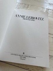 Annie Leibovitz Photographs 1983 1st Paperback Pantheon Rolling Stone Art Book