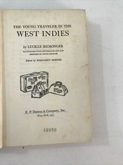Young Traveler In The West Indies – Lucille Iremonger (HC, 1955, 1st Edition)