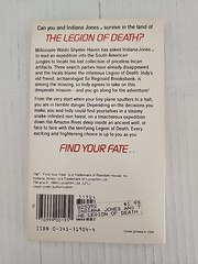 1-7 and 9 Indiana Jones Find Your Fate Adventure books