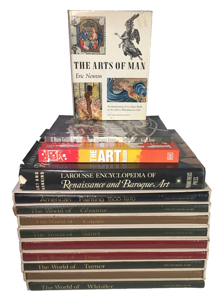 Art Artist Lot of 13 Books Michelangelo Manet Copley Titian Renaissance Baroque