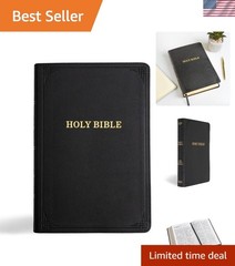 Luxury KJV Bible – Giant Print, Red Letter Edition, Decorative Leather Cover