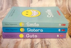 Sisters, Smile & Guts By Telgemeier, Raina Lot of 3 Paperback Excellent