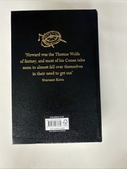 COMPLETE ILLUSTRATED CHRONICLES OF CONAN Robert E Howard Faux Leather Bound