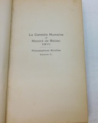 1890s HC Book The Magic Skin & The Unknown (Hidden) Masterpiece-Honore De Balzac