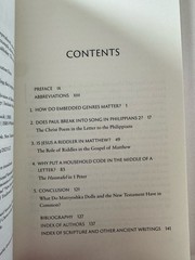 Baker Academic Embedded Genres in the New Testament PB Brown 2023