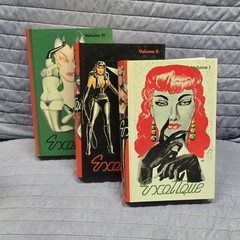 EXOTIQUE – 3 Volume Set w/ Slipcase TASCHEN Betty Page Pin-up Illustrated Books