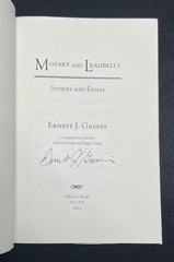 MOZART AND LEADBELLY – Ernest J. Gaines (Signed/First Edition)