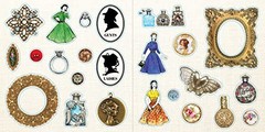 Loads of Ephemera Sticker Book (Over 580 stickers!)