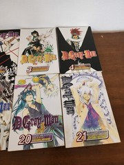 D.Gray man Volumes 1,2,3,4,5,7,20,21 Manga Lot of 8, English Shonen Jump Anime