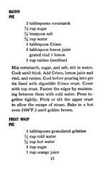 1934 24 Pies Men Like Cook Book 26 Pages