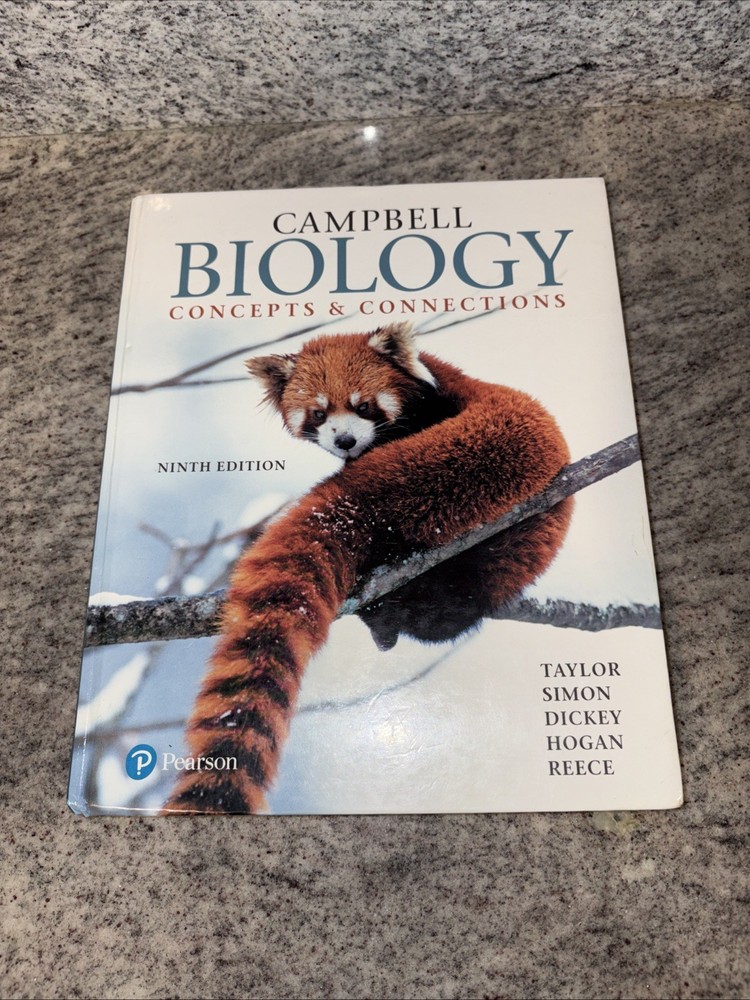 Campbell Biology Concepts & Connections, 9th edition by Taylor Hardcover