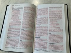 NIV Thinline Bible 2005 Navy Blue Bonded Leather Text 1984