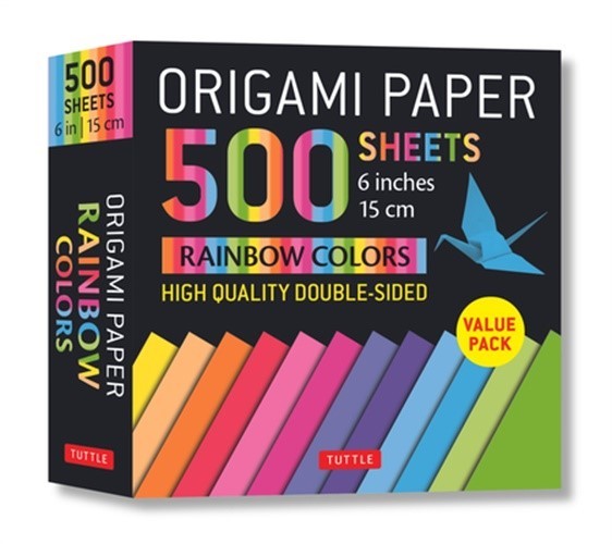 Origami Paper 500 Sheets Rainbow Colors 6 (15 CM): Tuttle Origami Paper: High-Qu