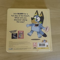 Bluey Board Book The Beach Lift the Flap Book ABC Kids Bingo Chilli Bandit