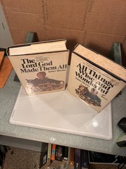 Lot of 3 James Herriot Hardcover Books All Things Wise Lord God Made Them