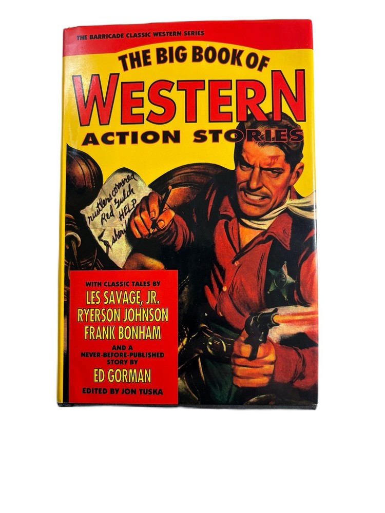 The Big Book Of Western Action Stories 1995 1st Printing Barricade Books HC