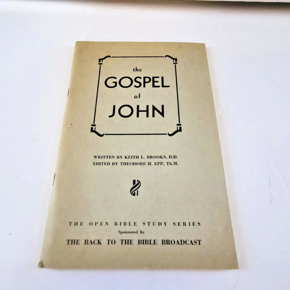 The Gospel of John Study Guide First Edition 1944 Paperback 108 Pages