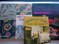 Lot Of Three Textile Books: Art Deco, Early New England & Southeast Asia (1067)