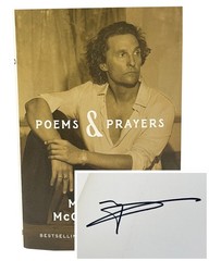 Poems & Prayers Matthew McConaughey Signed Hardcover 1st Edition BN Exclusive