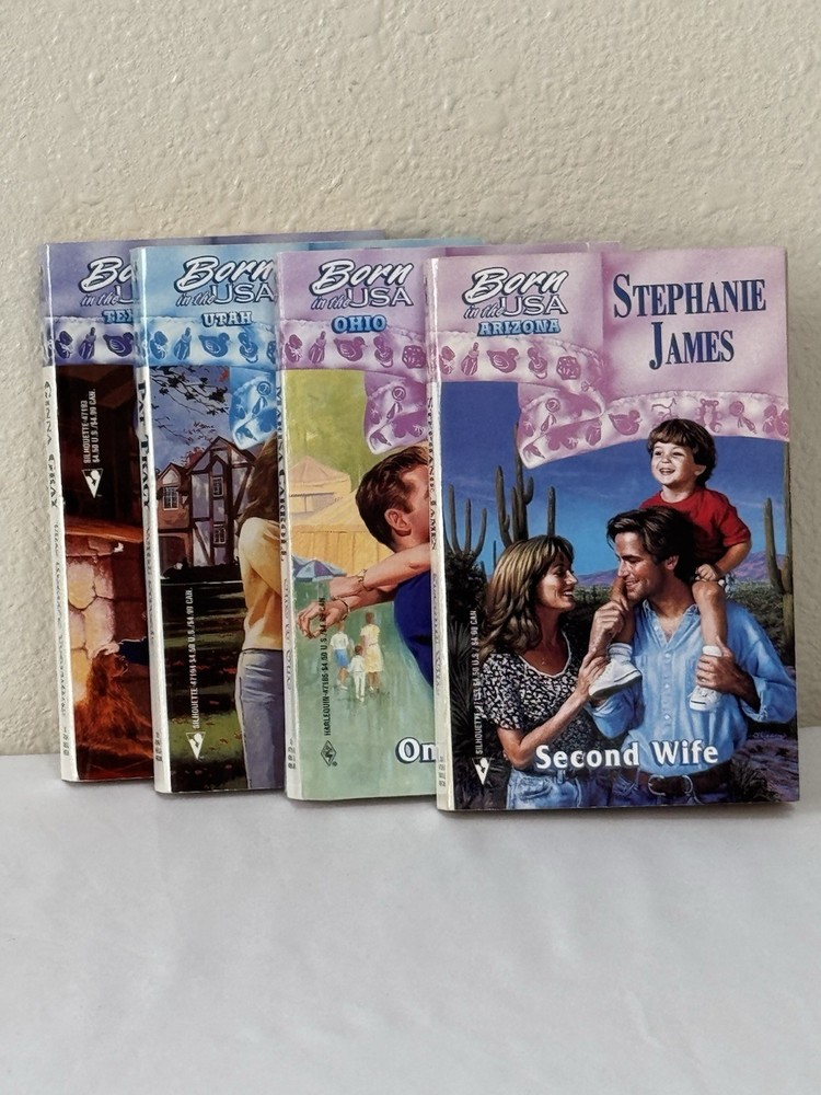 Silhouette Born In The U.S.A. Romance Series Lot 4 Paperback Books