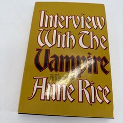 Vintage 1976 Interview With The Vampire Anne Rice First Book Club Edition HCDJ