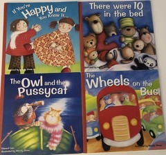Lot Of 17 Children’s Nursery Rhyme Picture Books Illustrated By Wendy Straw