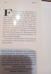 Robert Frank: The Americans–Photographs by Robert Frank–1959 Hardcover