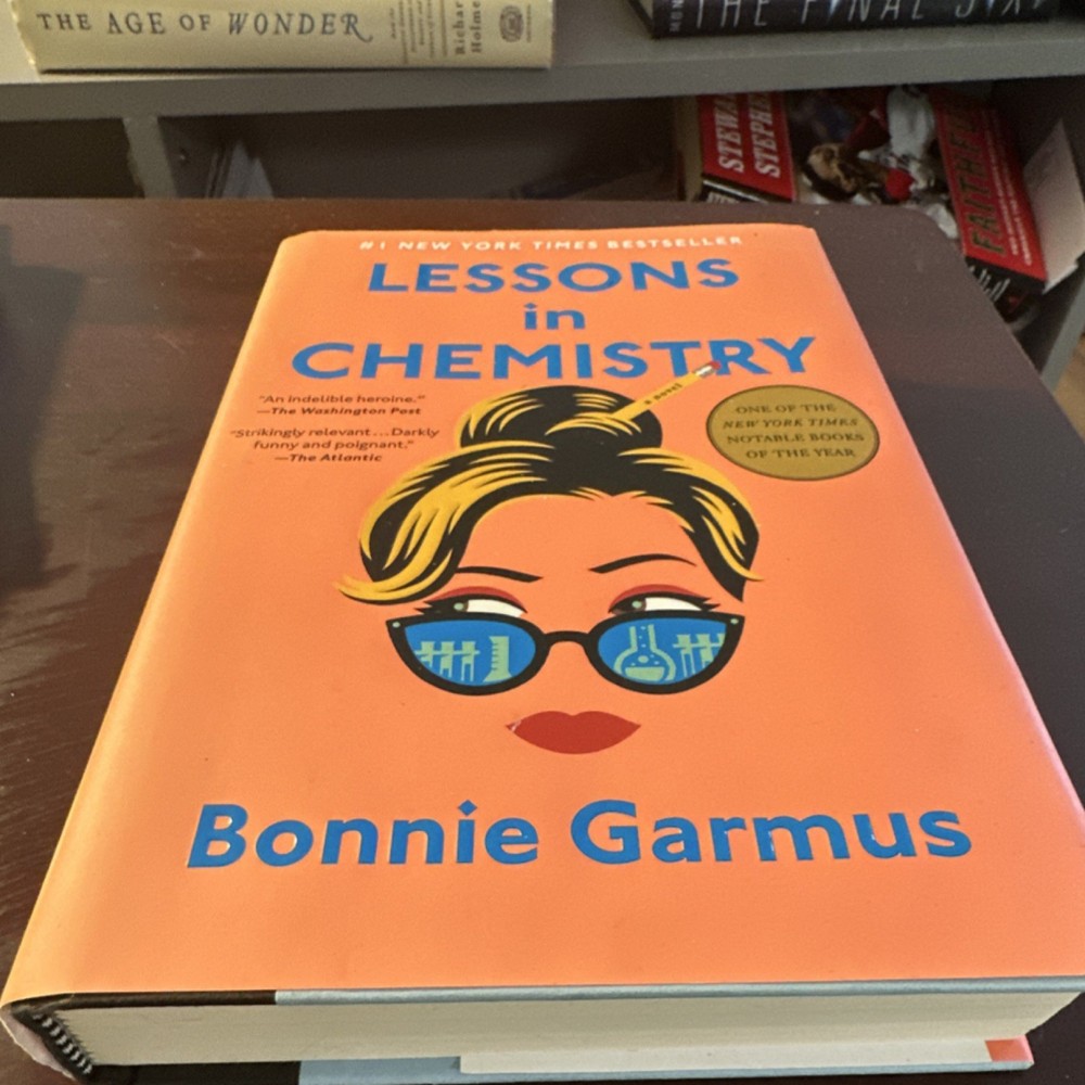 Doubleday Lessons in Chemistry Bonnie Garmus Hardcover First Edition Jim Tierney