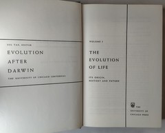 Evolution After Darwin The University Of Chicago Centennial 3 Volume HB 1960