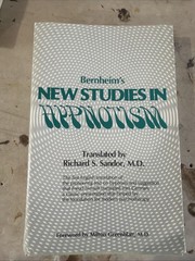 Bernheim’s New Studies in Hypnotism
