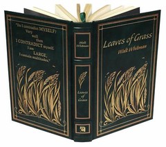 LEAVES OF GRASS Walt Whitman Leather Bound Hardcover Collectible Classics *NEW*