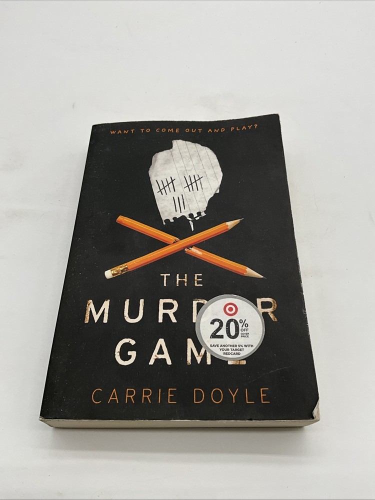 The Murder Game By Carrie Doyle, Murder Mystery Novel, Paperback, AI